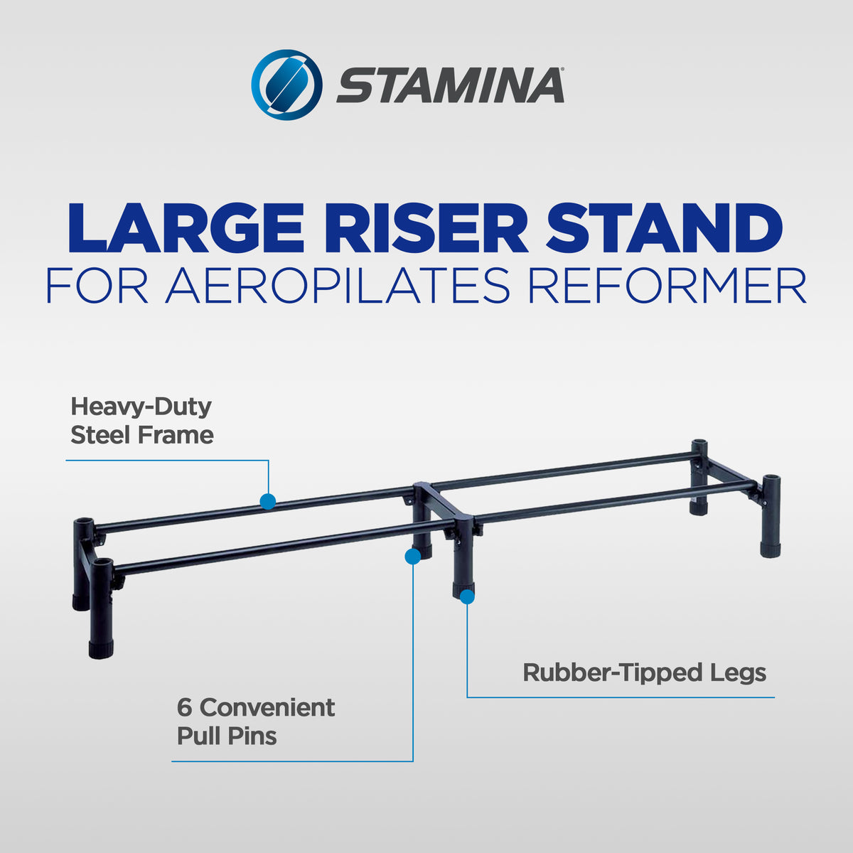 Stamina Products Large Riser Stand For Aeropilates Reformer Machines (Open Box)