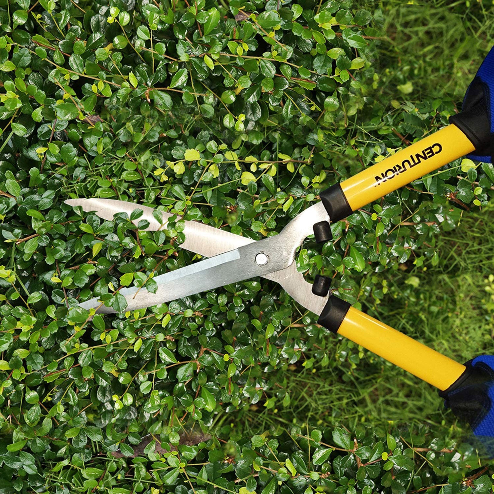 CENTURION 511 8 Inch Precision Steel Blades Hedge Shears Non-Slip Grips (Used) - VMInnovations