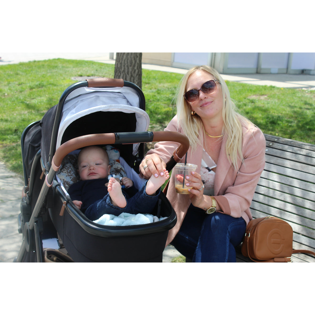 Venice Child Maverick Single Double Folding Stroller w/Seat & Bassinet, Eclipse - VMInnovations