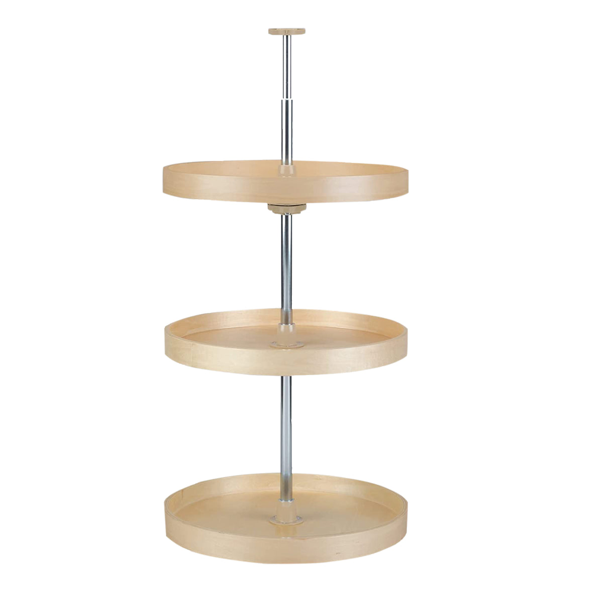 Rev-A-Shelf 6013-20-15-526 20 Inch Wood Full Circle 3 Shelf Lazy Susan, Natural