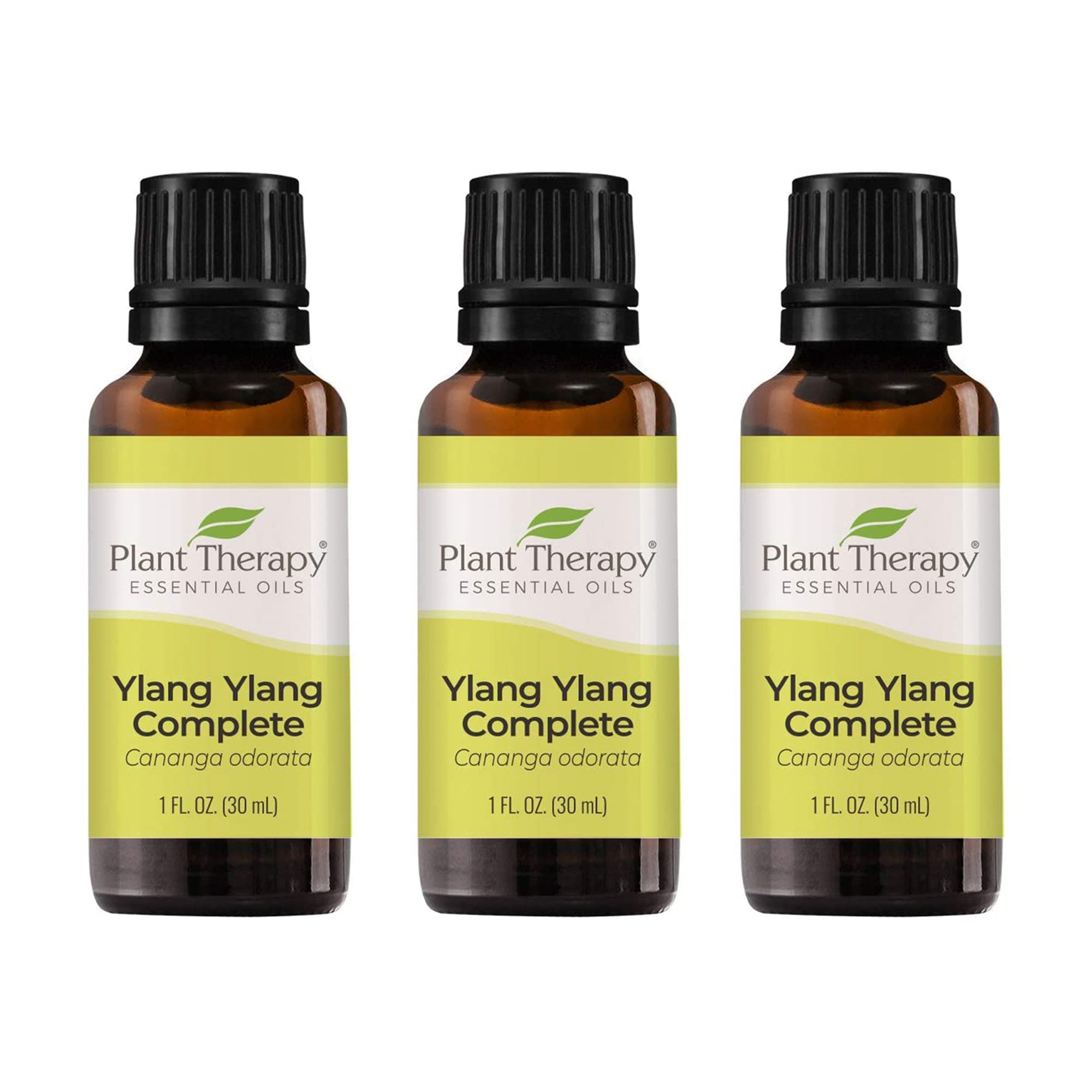 Plant Therapy Diffusible 30mL Complete Essential Oil, 1 Oz, Ylang Ylang (3 Pack) - VMInnovations