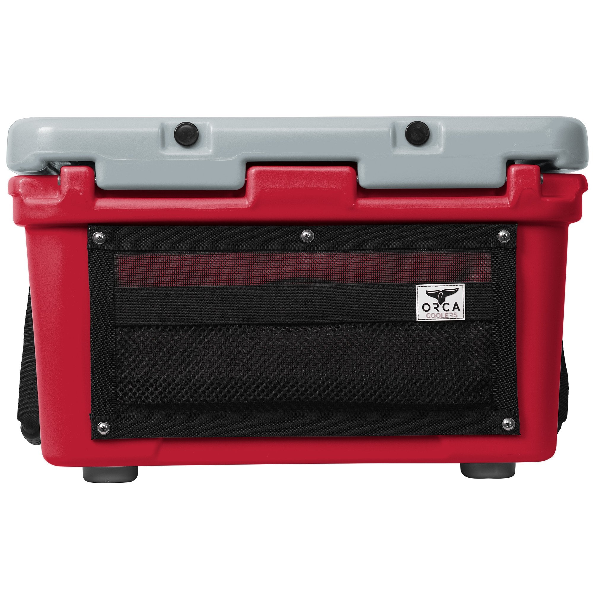 Orca Roto Molded 26 Quart 24 Can Insulated Ice Cooler, Crimson/Gray (Used)