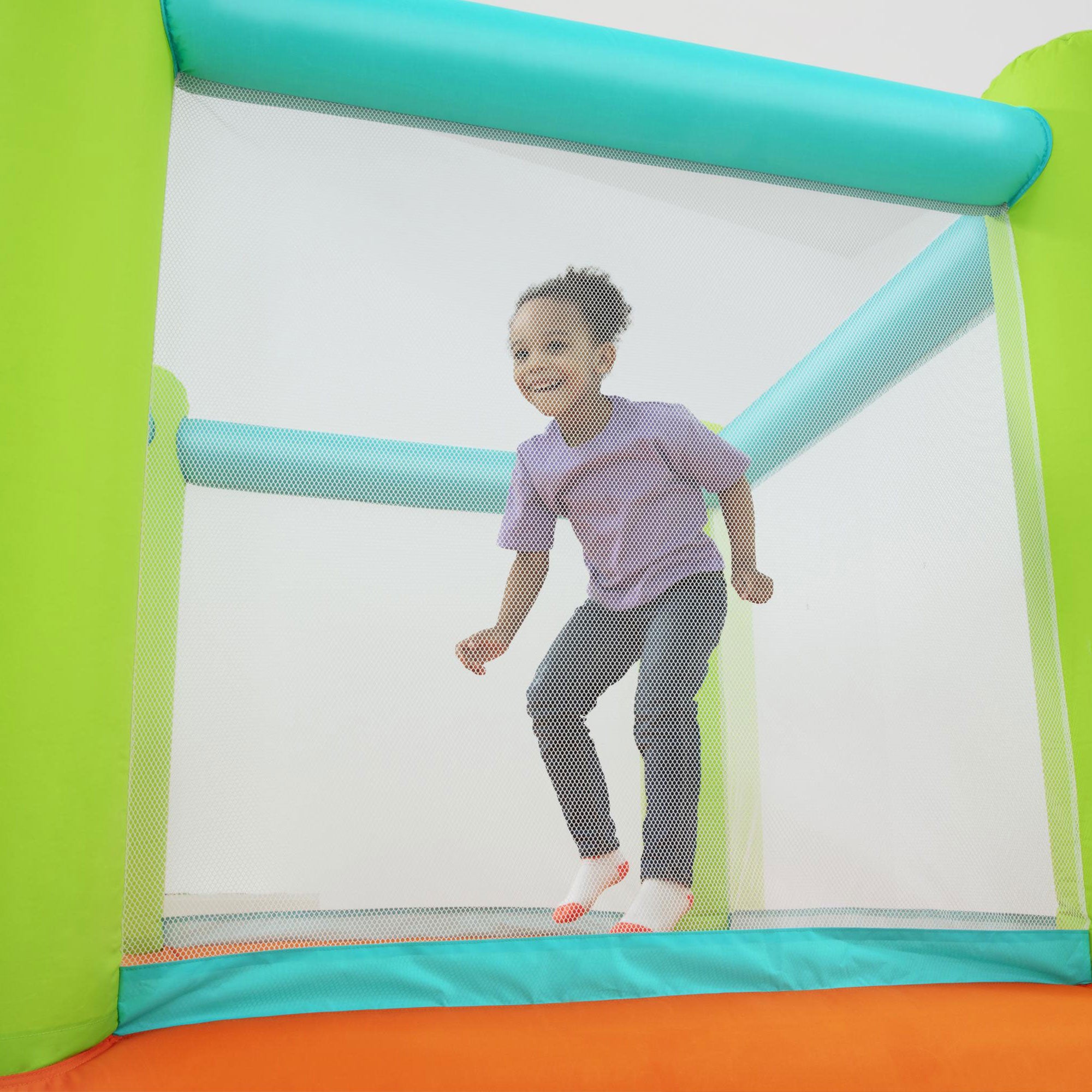 Bestway Jump And Soar Inflatable Bounce House w/ Pump and Bag (Open Box) - VMInnovations