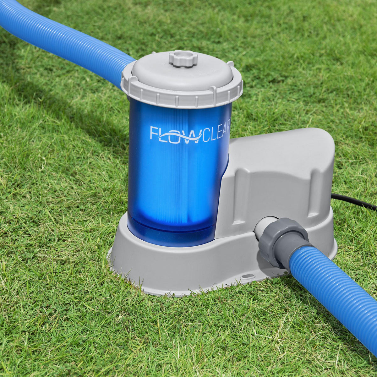 Bestway 58647E Flowclear 1,500 Gallon Transparent Above Ground Pool Filter Pump