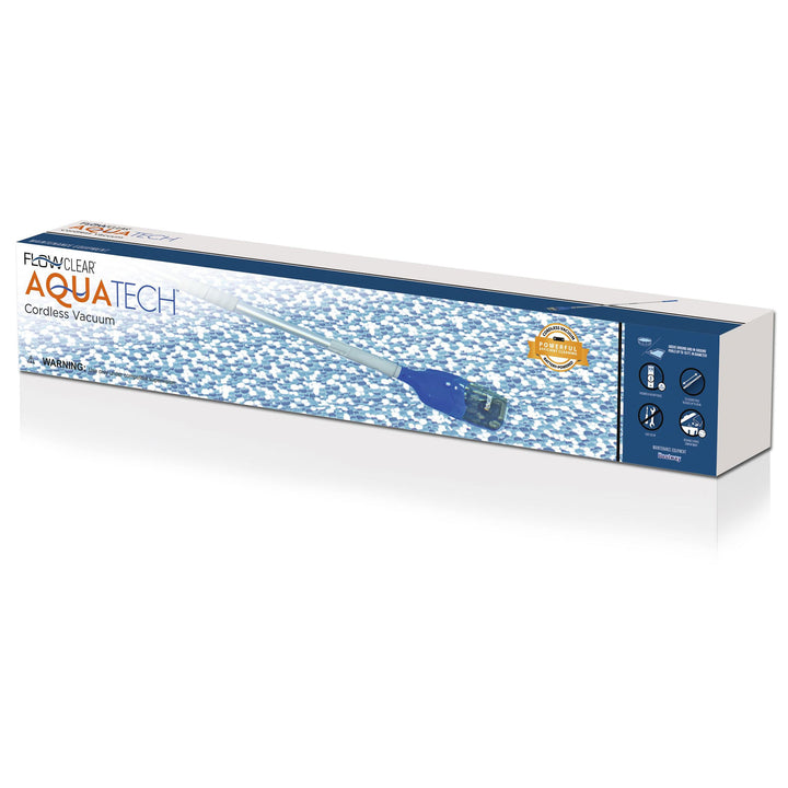 Bestway AquaTech Cordless Adjustable Pool Telescopic Pole Suction Vacuum Cleaner - VMInnovations