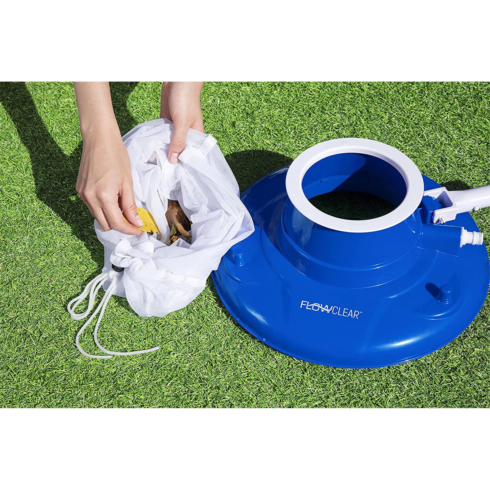 Bestway Flowclear High Power AquaSuction Pool and Leaf Vacuum with Bag (Used) - VMInnovations
