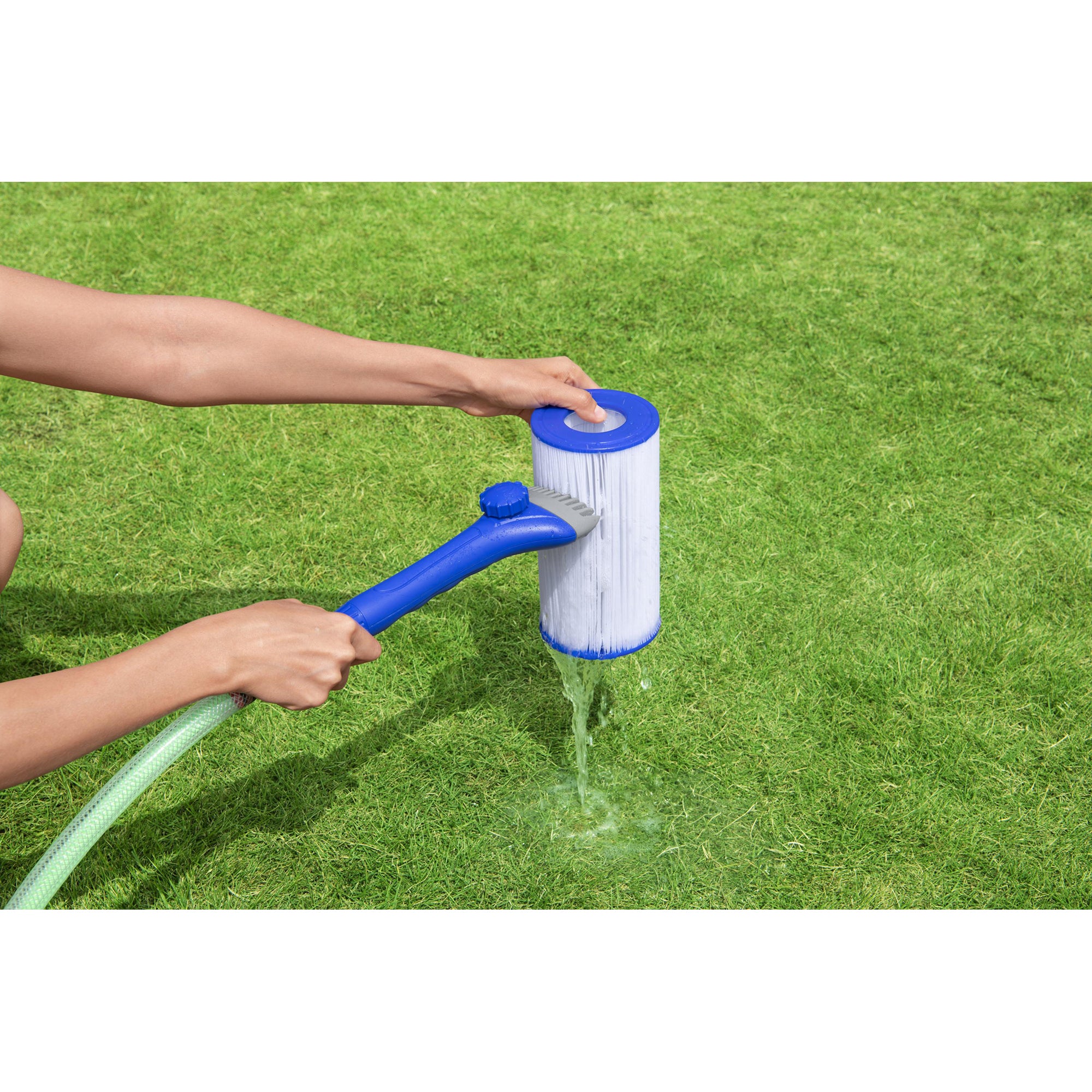 Bestway Flowclear Aqualite Comb Filter Cartridge Cleaning Tool Hose Attachment - VMInnovations