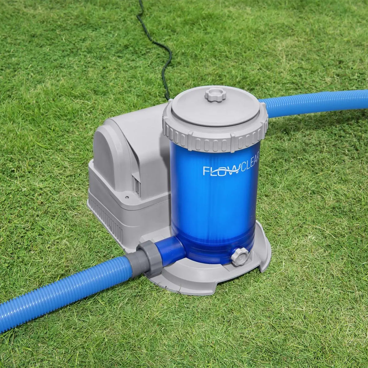 Bestway 58671E Flowclear 2,500 Gallon Transparent Above Ground Pool Filter Pump