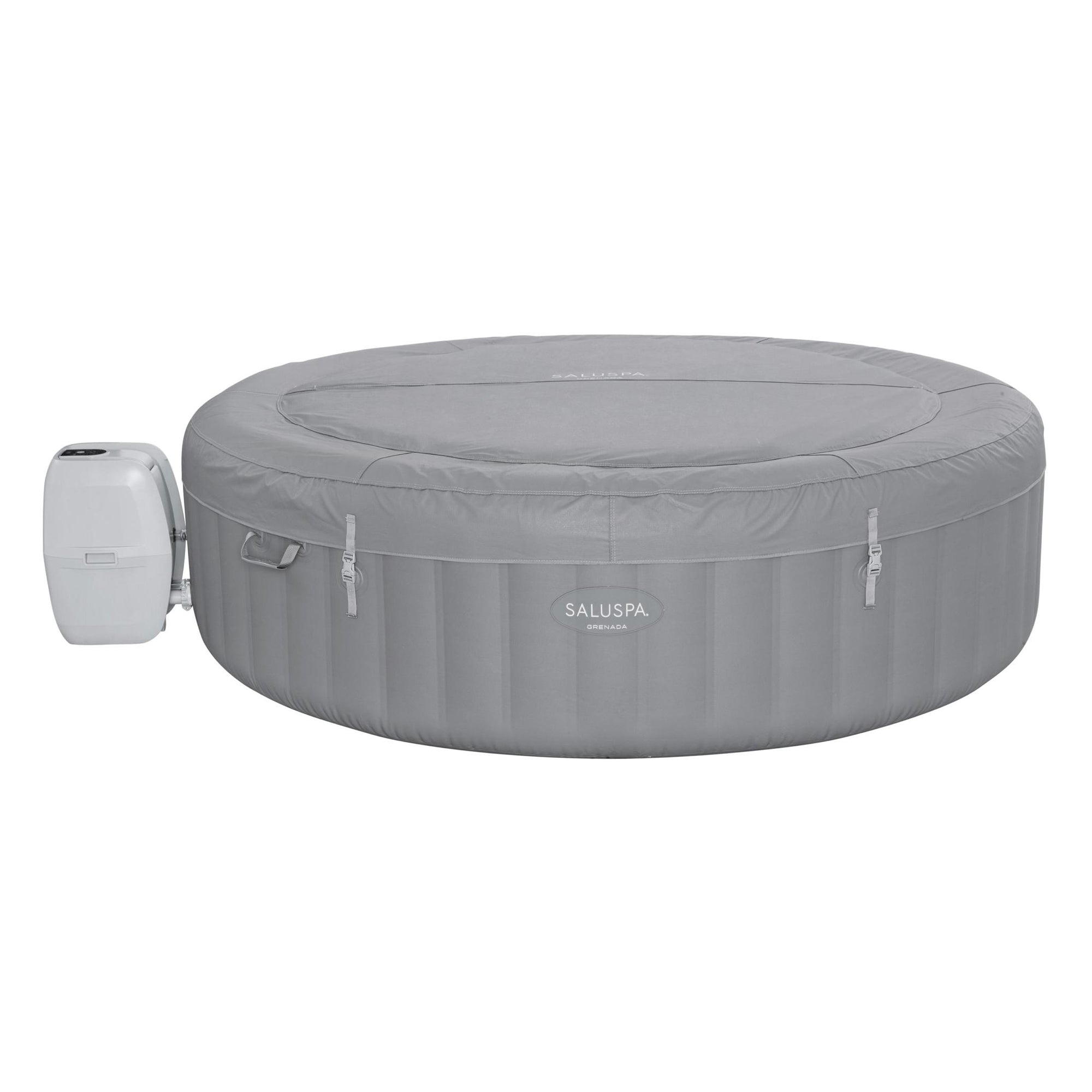Bestway SaluSpa Grenada 8 Person Inflatable Round Air Jet Hot Tub Spa (Open Box) - VMInnovations