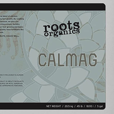 Hydrofarm Roots Organics CalMag Natural Soil Nutrient Additive Blend, 5 Gallon