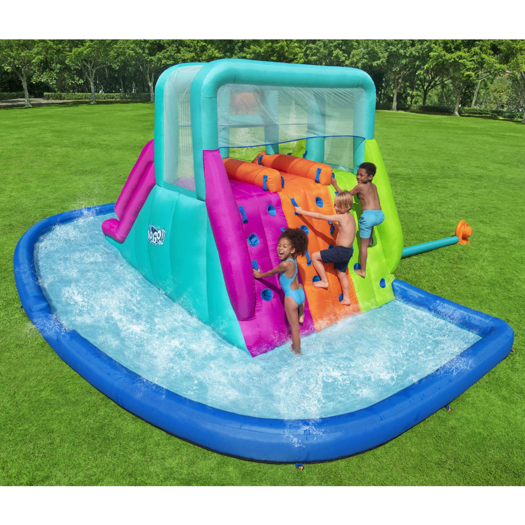 Bestway H2OGO! Triple Splash Course Inflatable Mega Water Park with Air Blower - VMInnovations