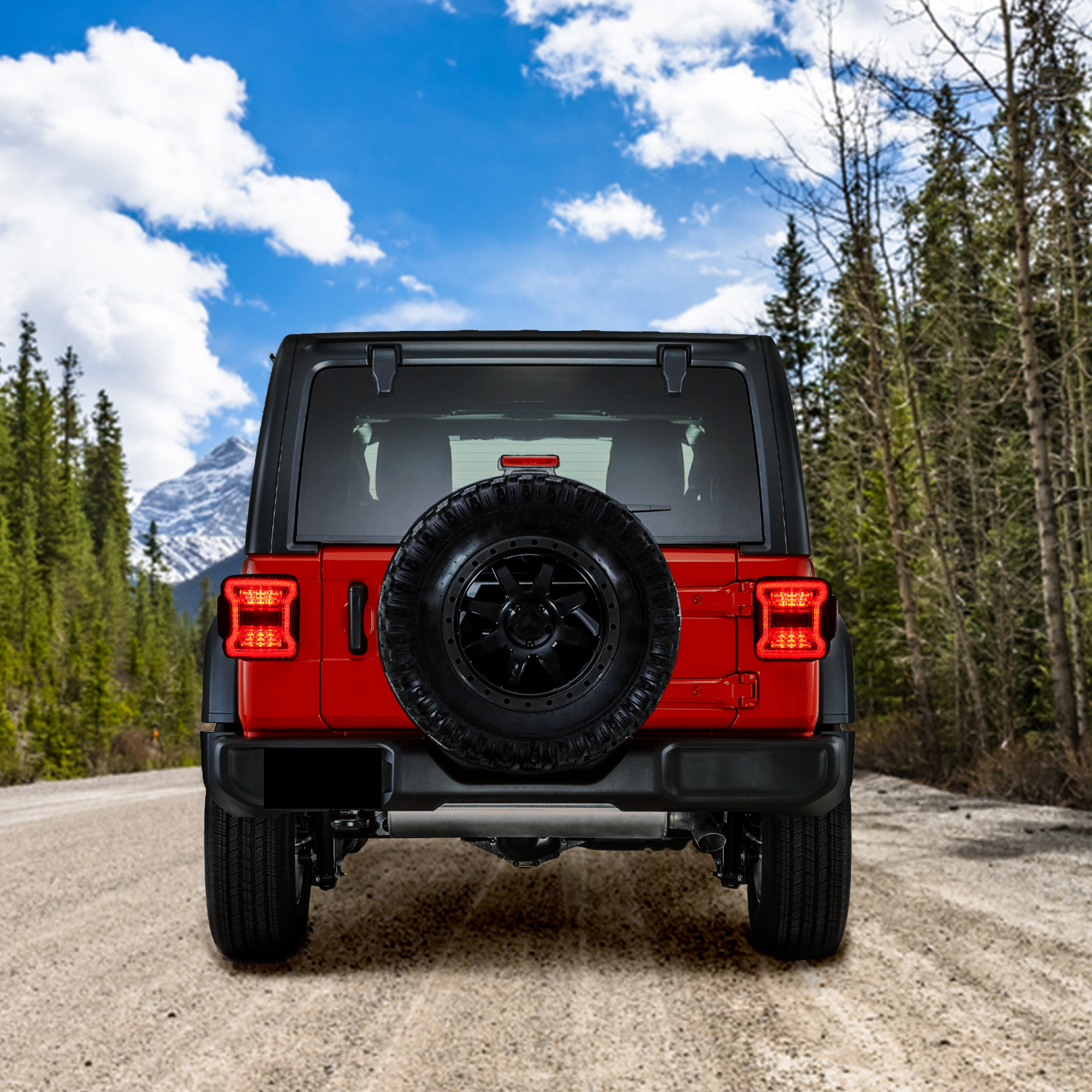 American Modified LED Tail Lights for 2018-2019 Jeep Wranglers, Pair (Used) - VMInnovations