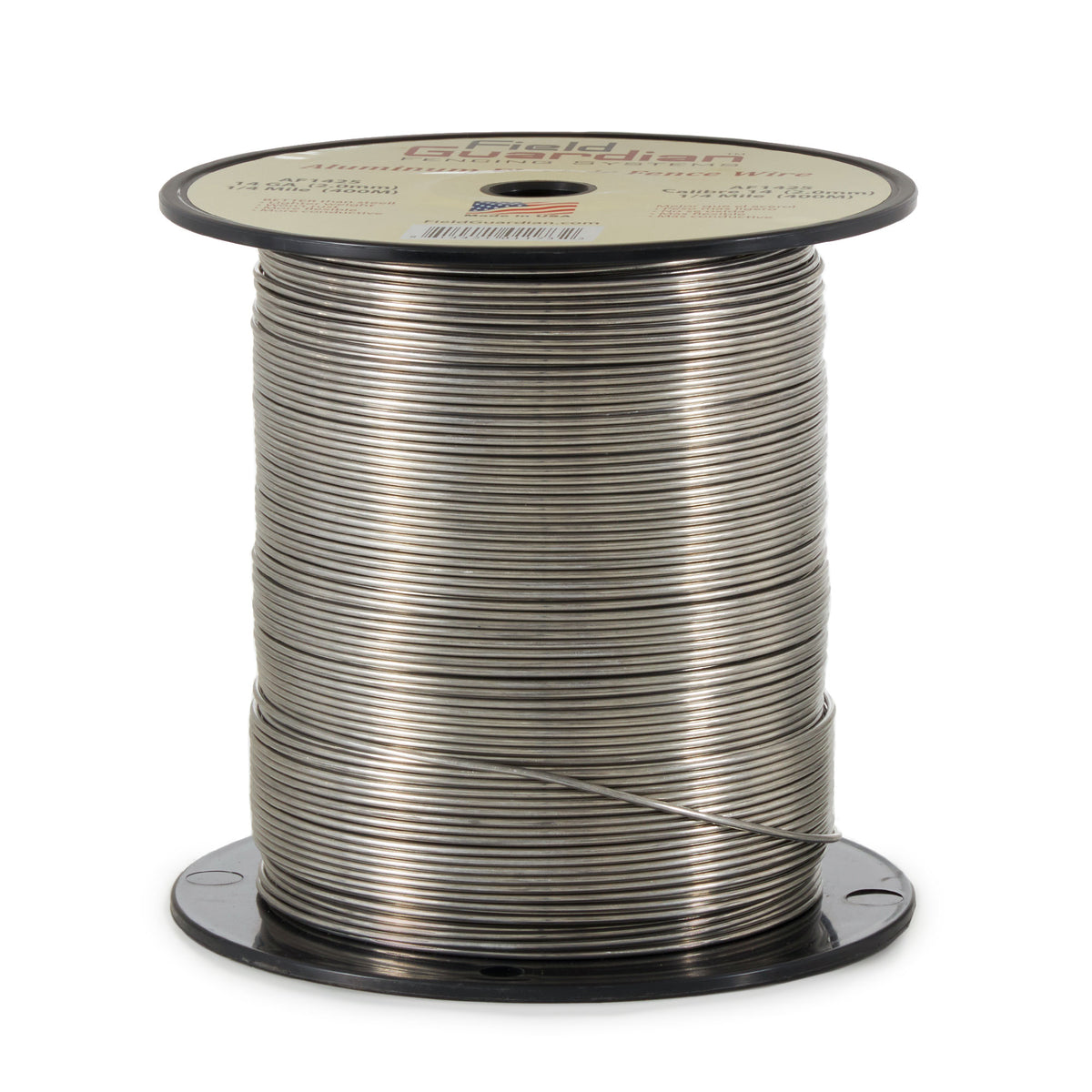 Field Guardian AF1425 14 Gauge Aluminum Wire, Silver, 0.25 Mile Spool (2 Pack)