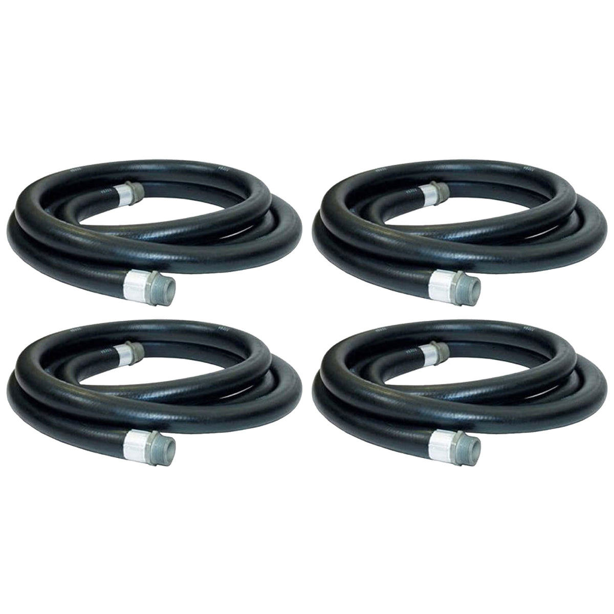 Apache 3/4 Inch Diameter 20 Foot Length 60 PSI Farm Fuel Transfer Hose (4 Pack)