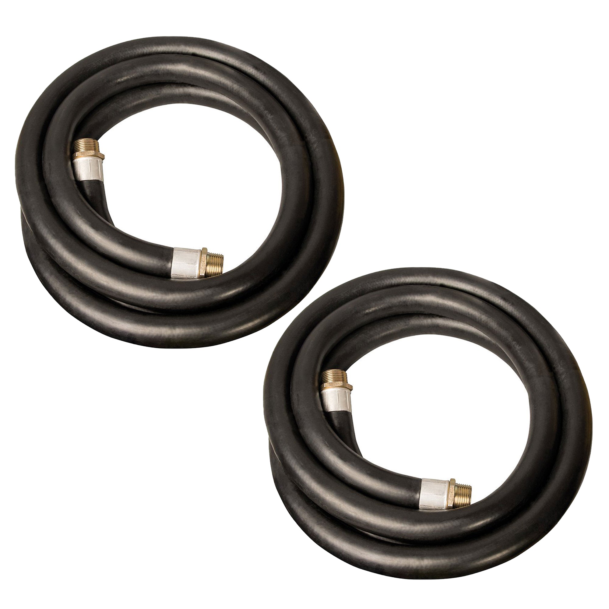 Apache 98108490 1" Diameter 15' Length 60 PSI Farm Fuel Transfer Hose (2 Pack) - VMInnovations