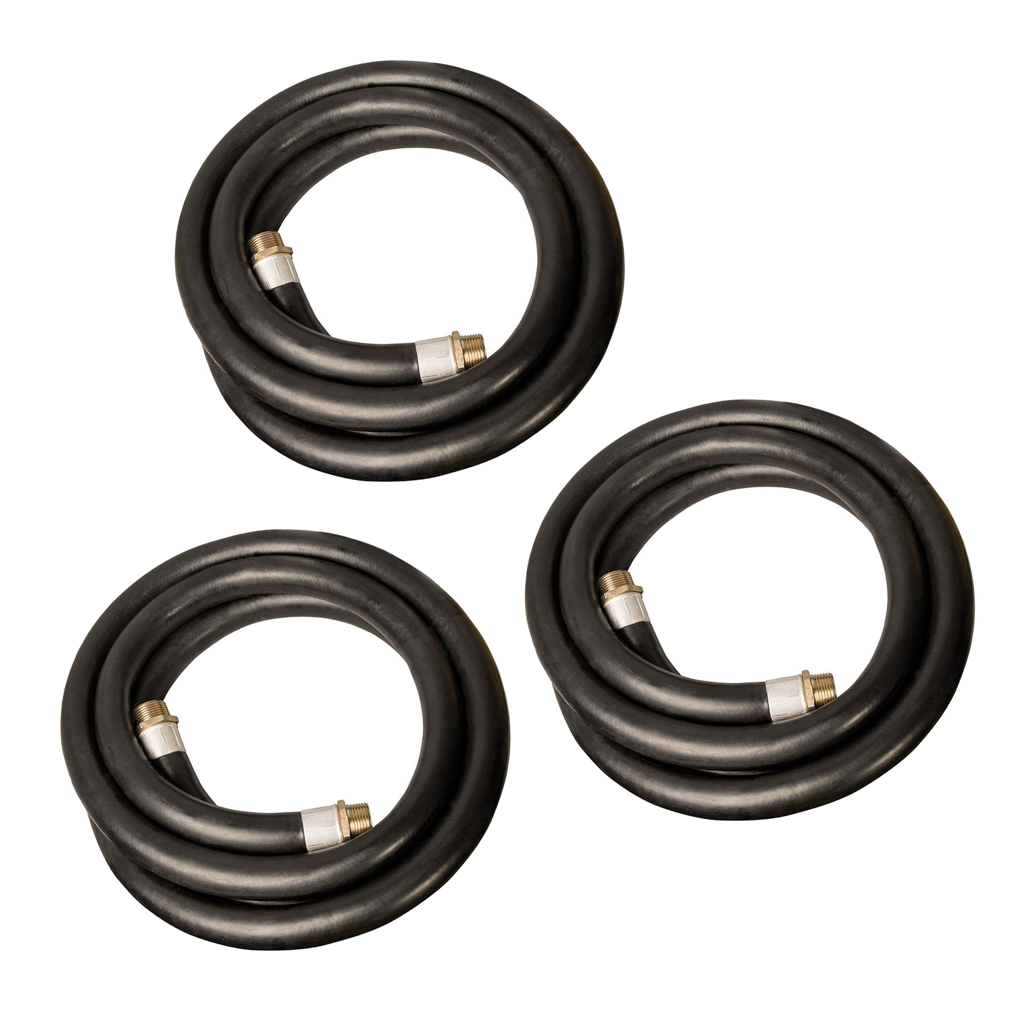 Apache 98108490 1" Diameter 15' Length 60 PSI Farm Fuel Transfer Hose (3 Pack) - VMInnovations