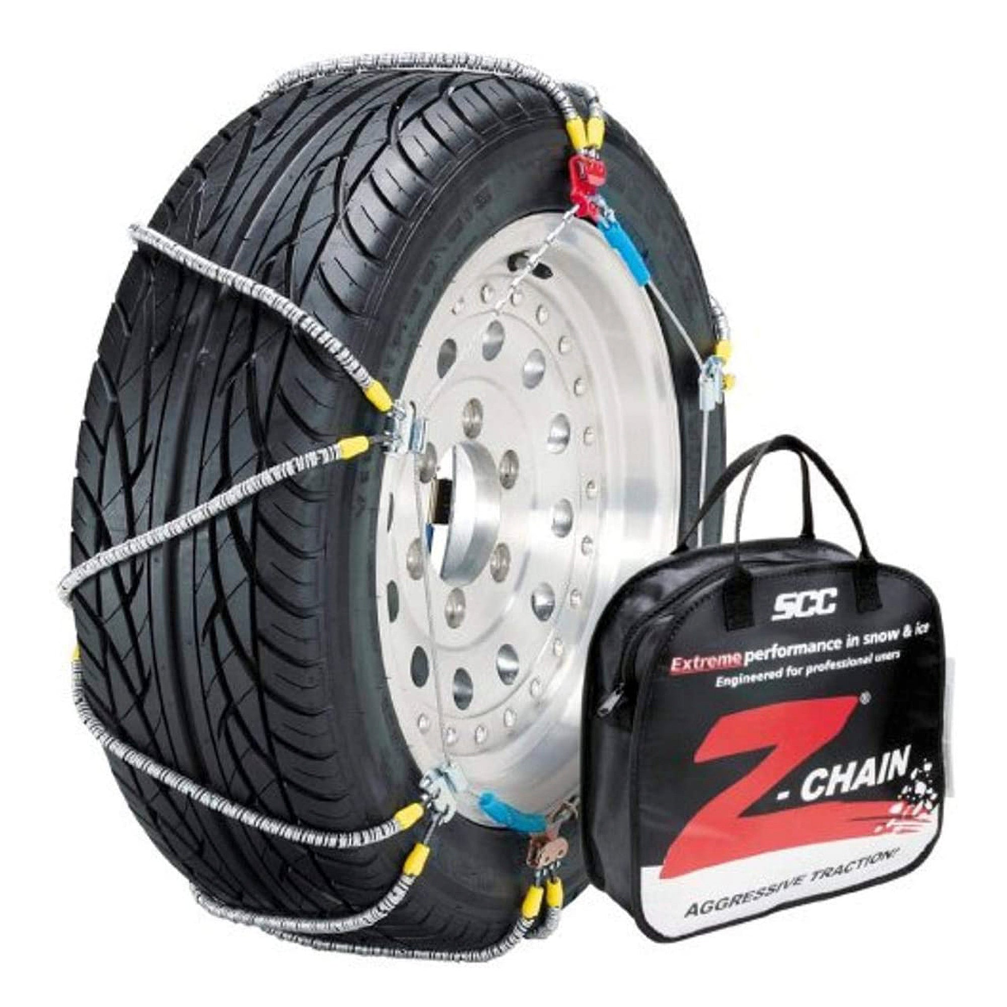 Peerless Z-579 Z-Chain Extreme Performance Cable Tire Traction Chain Kit, 8 Pack - VMInnovations