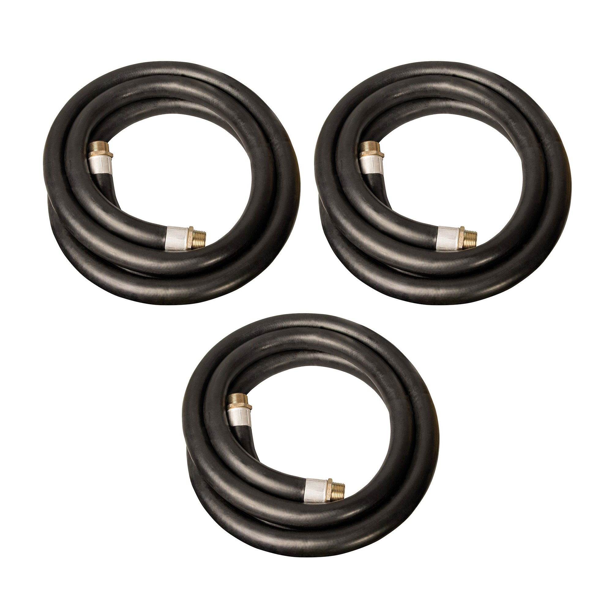 Apache 1 Inch Diameter 14 Foot Length 60 PSI Farm Fuel Transfer Hose (3 Pack) - VMInnovations