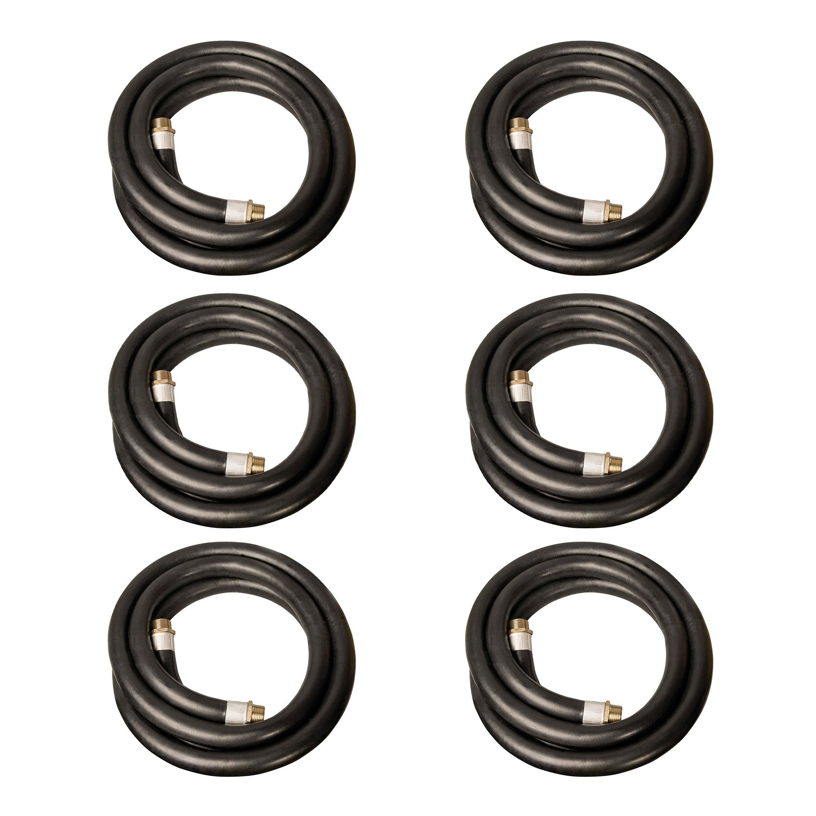 Apache 1 Inch Diameter 14 Foot Length 60 PSI Farm Fuel Transfer Hose (6 Pack) - VMInnovations