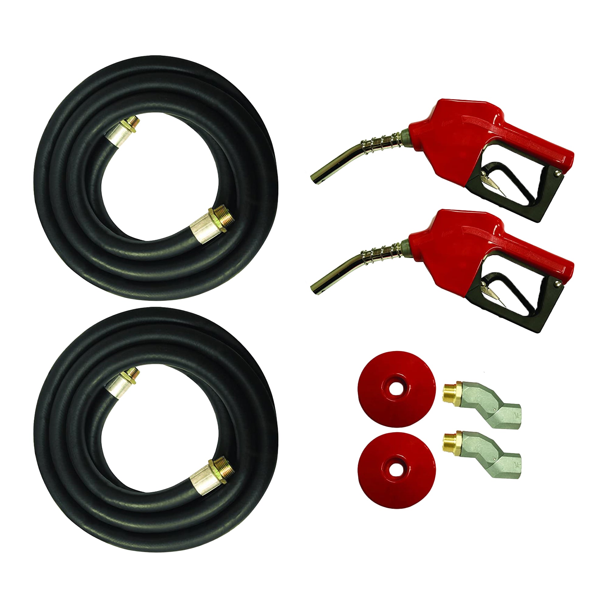 Apache 99000278 Automatic Diesel Gasoline Oil Fuel Transfer Nozzle Kit (2 Pack)