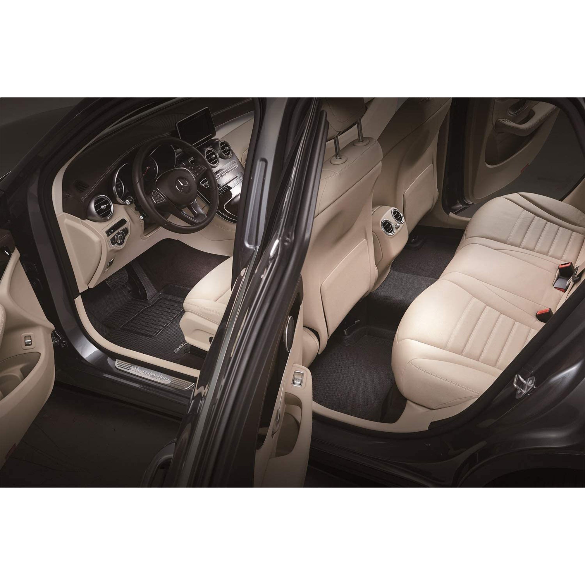 3D MAXpider Custom Floor Mat Liner Set for 2020-2021 Ford Explorer (Open Box)