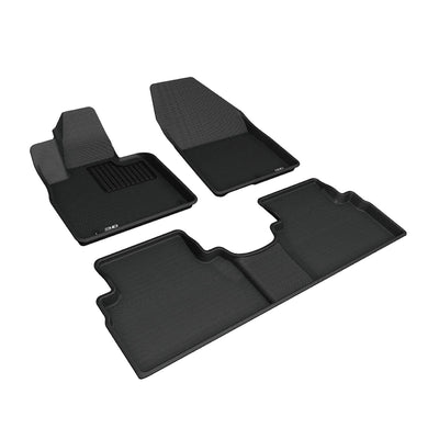 3D MAXpider Kagu Custom Floor Mat Liner Set, 2019-2020 Hyundai Santa Fe (Used)