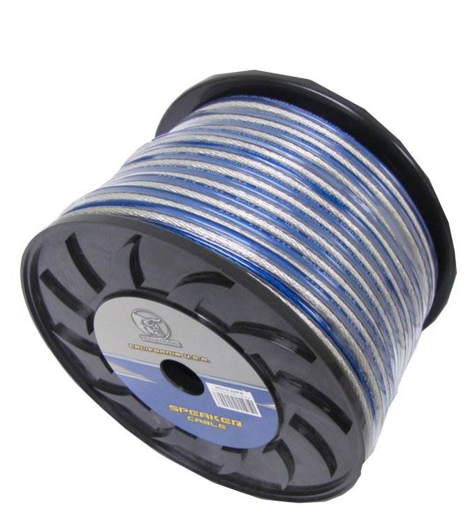 BULLZ AUDIO BPS10.200PB 10 Gauge 200FT Car Speaker Cable Wire (Open Box)