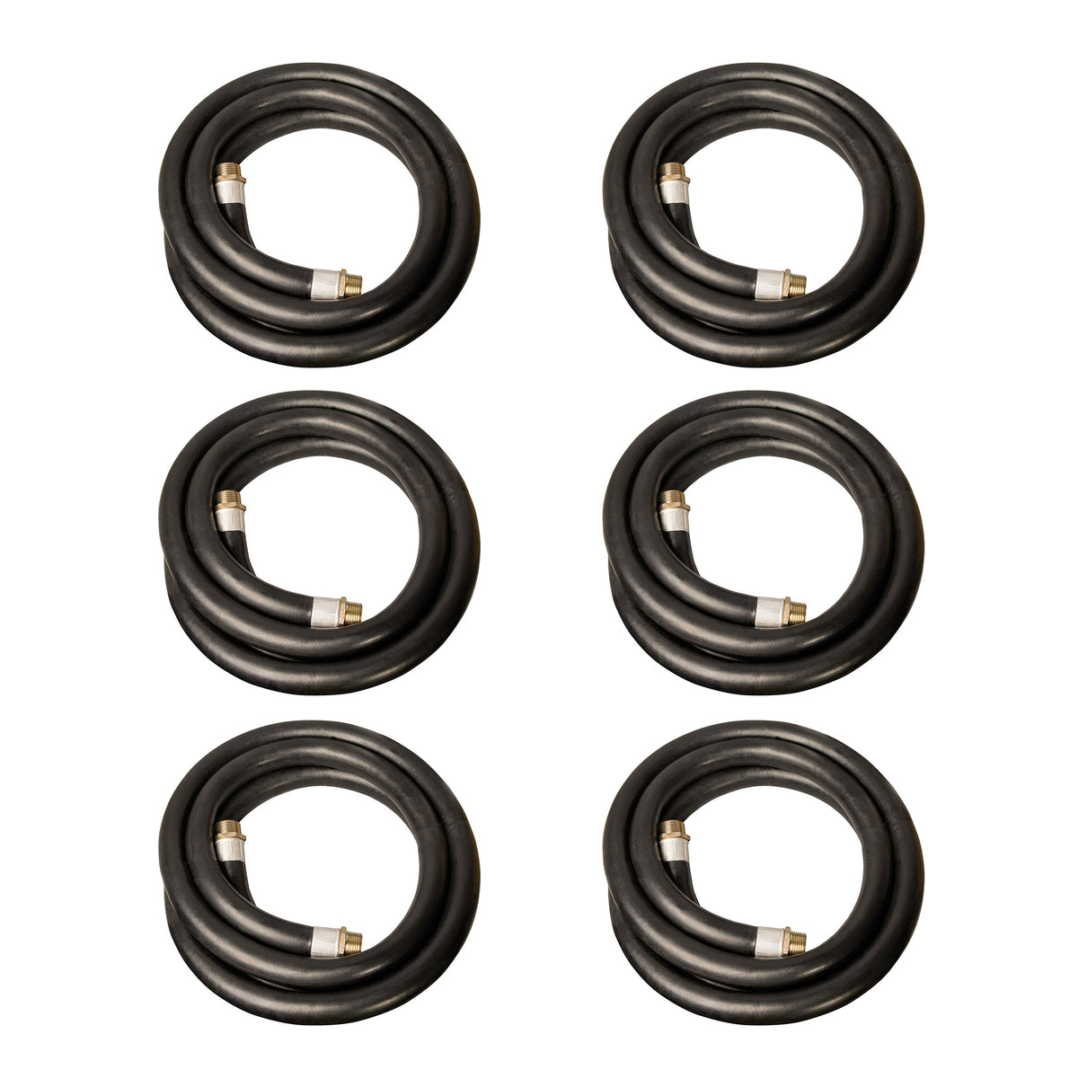 Apache 98108455 3/4 In Diameter 12 Foot 60 PSI Farm Fuel Transfer Hose (6 Pack) - VMInnovations