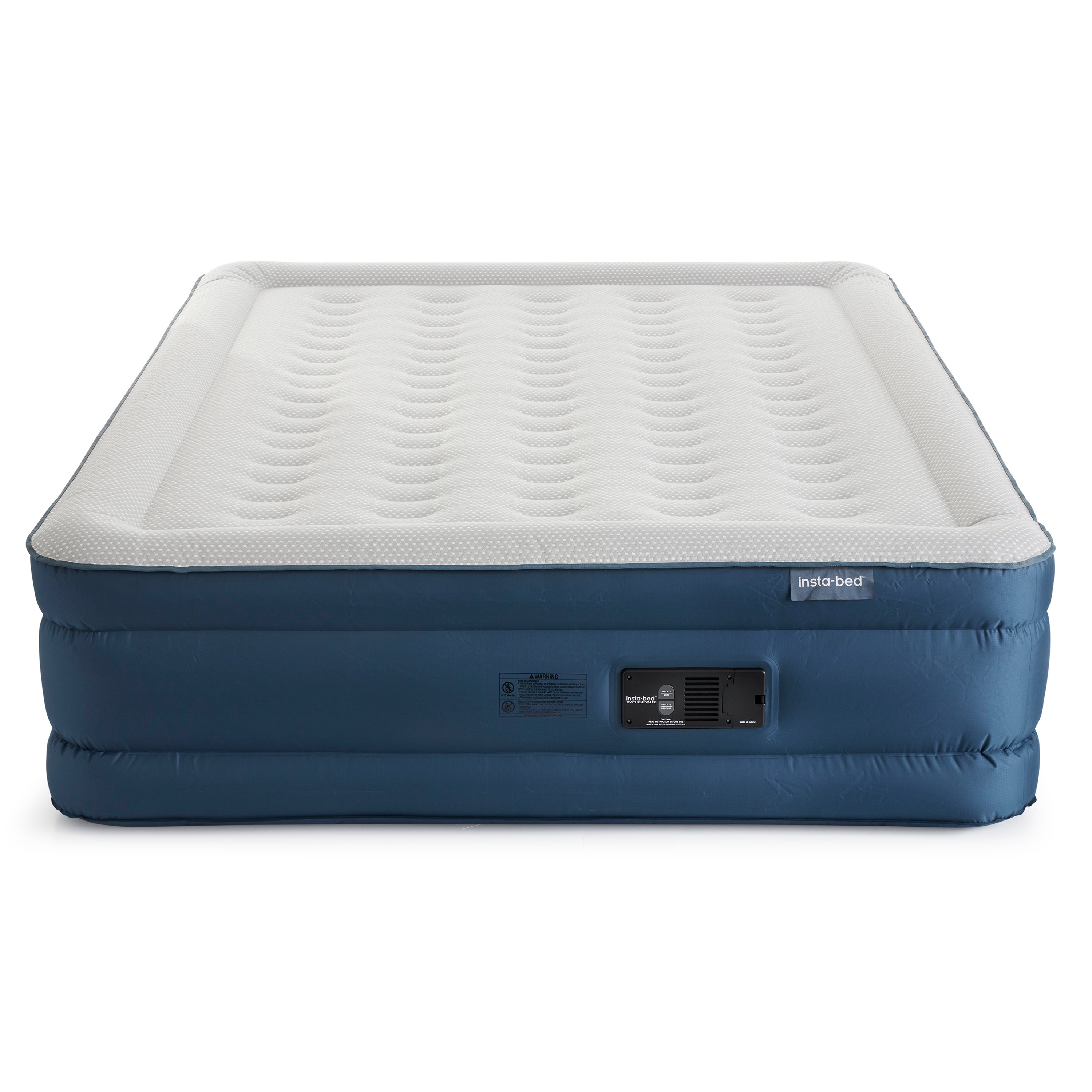 Insta-Bed Whispair 18 Inch Queen Size Air Mattress with Internal Pump (Used) - VMInnovations
