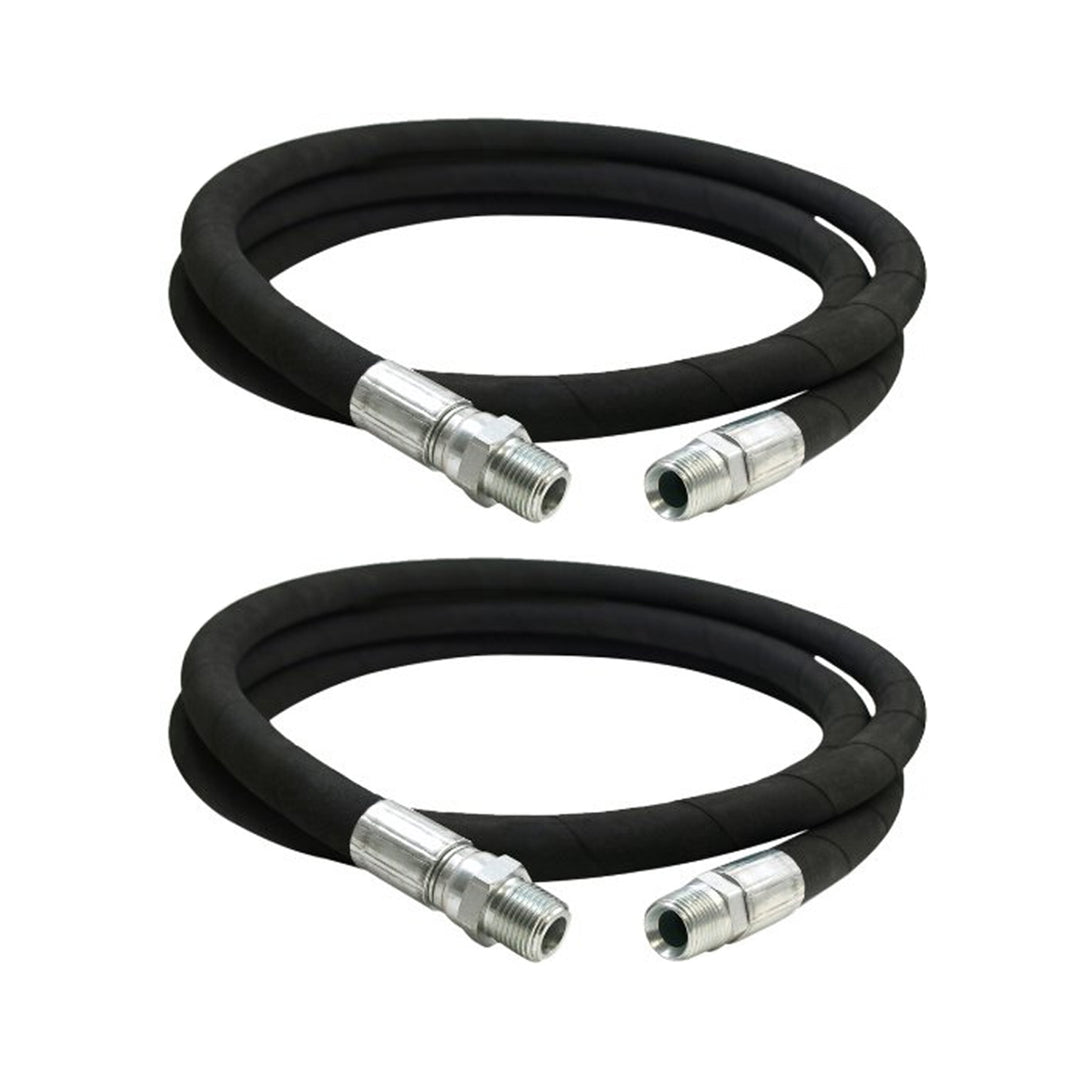 Apache 98398625 1/2 x 96 Inch Hydraulic Hose Assembly, Male Swivel (2 Pack)
