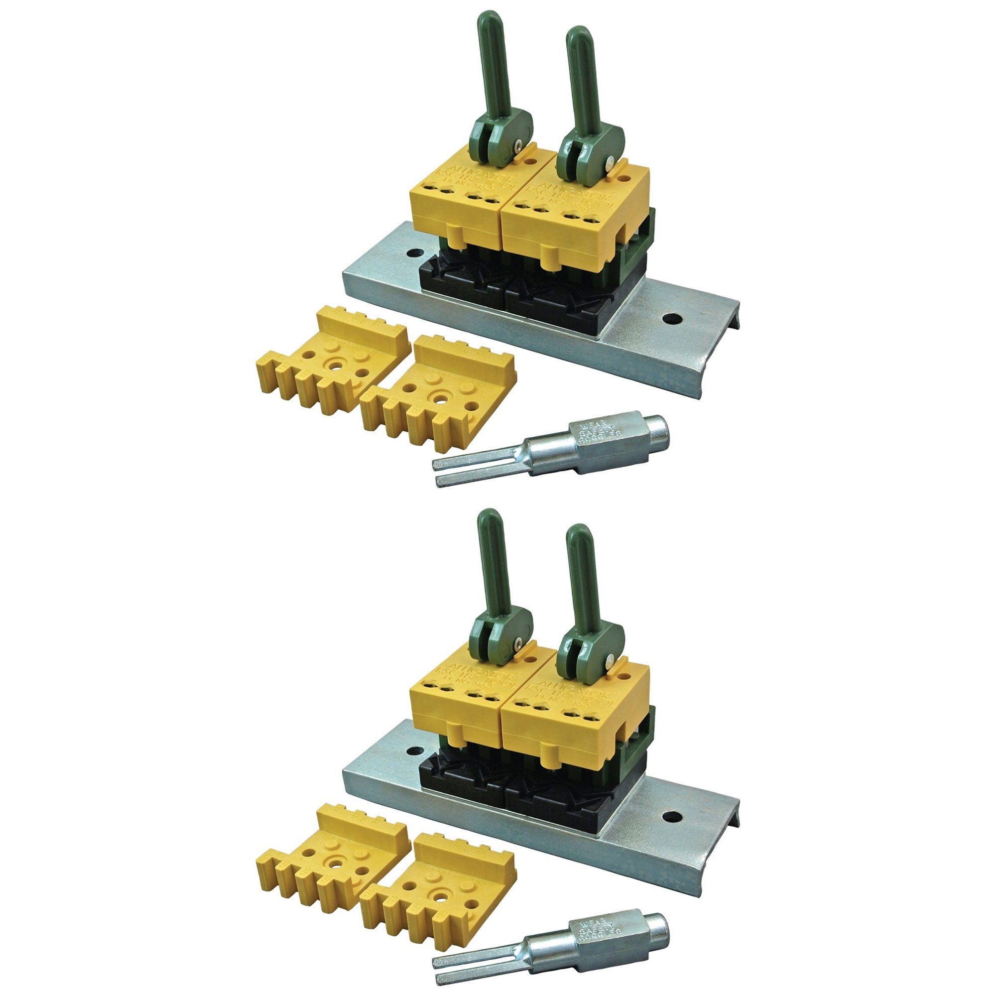 Apache 25091312 4 Inch Steel Alligator Ready Set Staple Fastener Tool, 2 Pack - VMInnovations