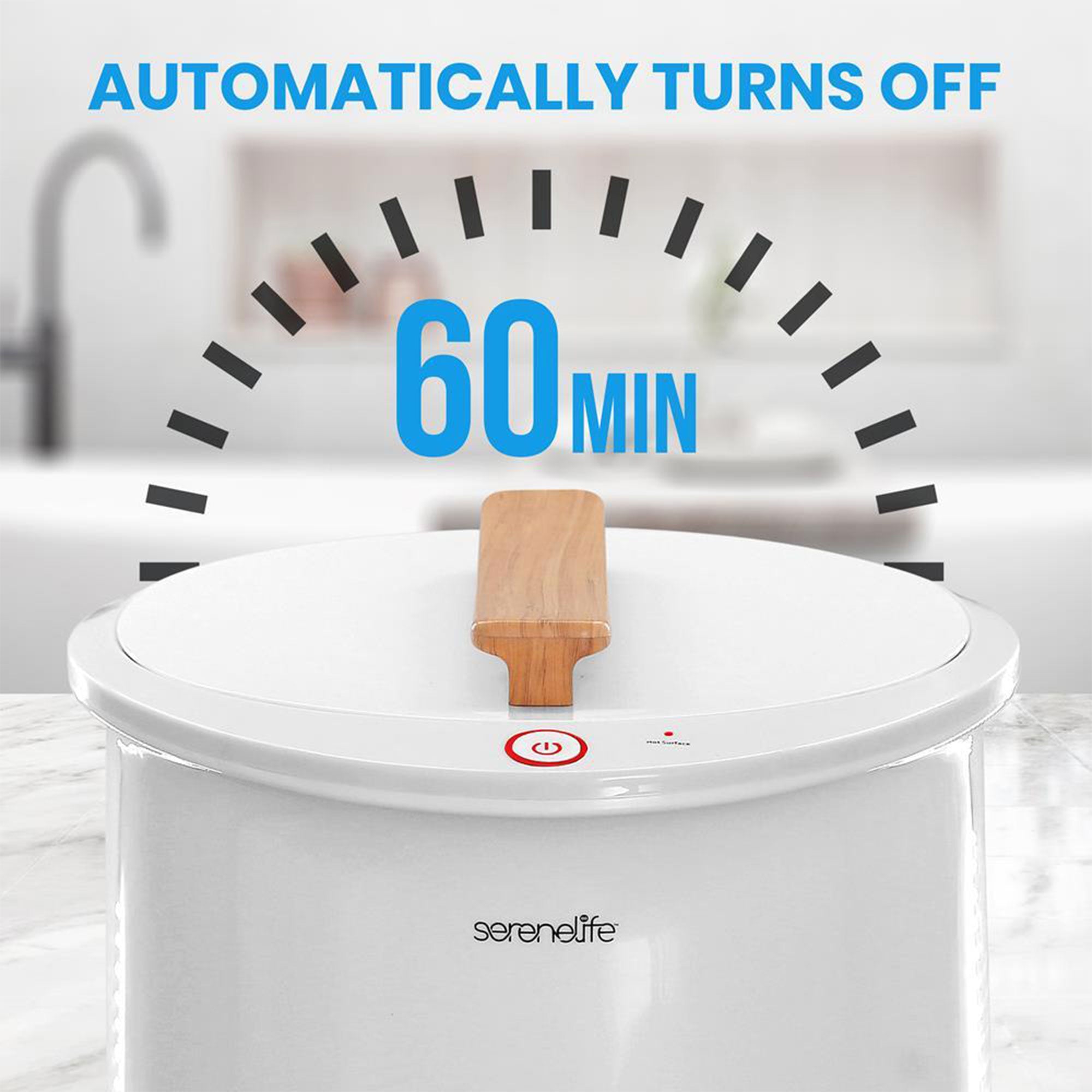 SereneLife Electric Bathroom Spa Bucket Towel Warmer for Bathrobes, White (Used) - VMInnovations
