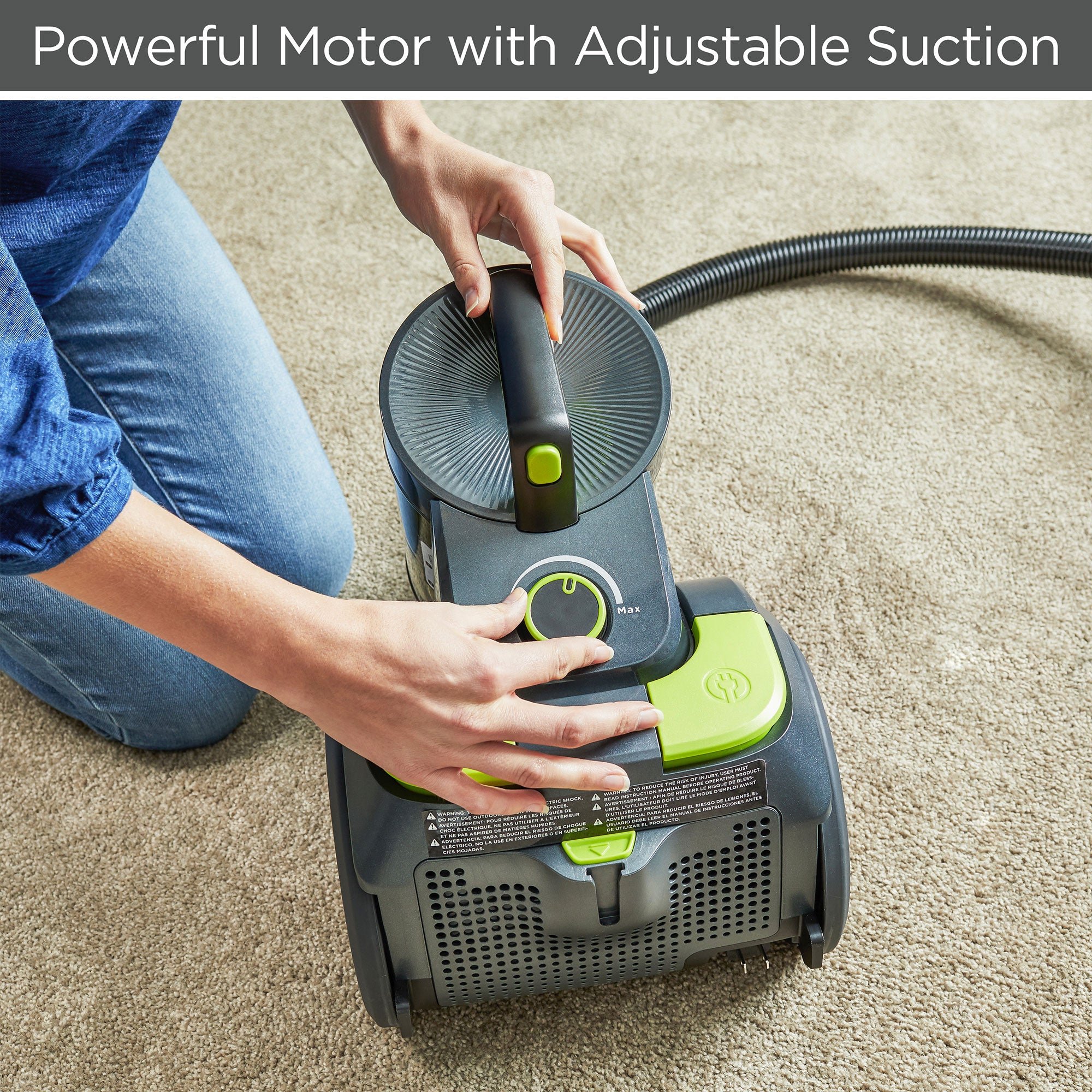 Black and Decker Bagless Multi Cyclonic Canister Vacuum Cleaner, (For Parts)