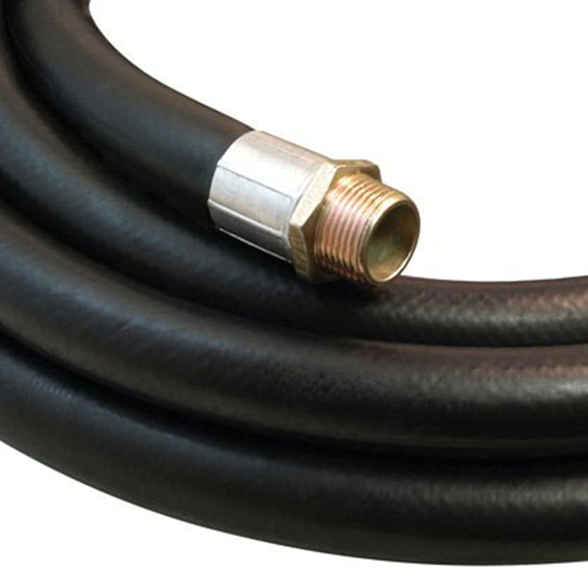 Apache 1 Inch Diameter 14 Foot Length Farm Fuel Transfer Hoses, Black (4 Pack) - VMInnovations