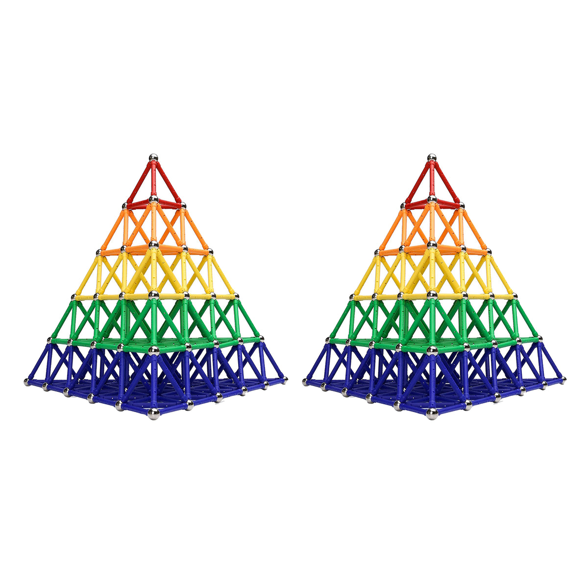 WITKA Magnetic Building Sticks for Spatial Brain Training, 200 Pieces (2 Pack)