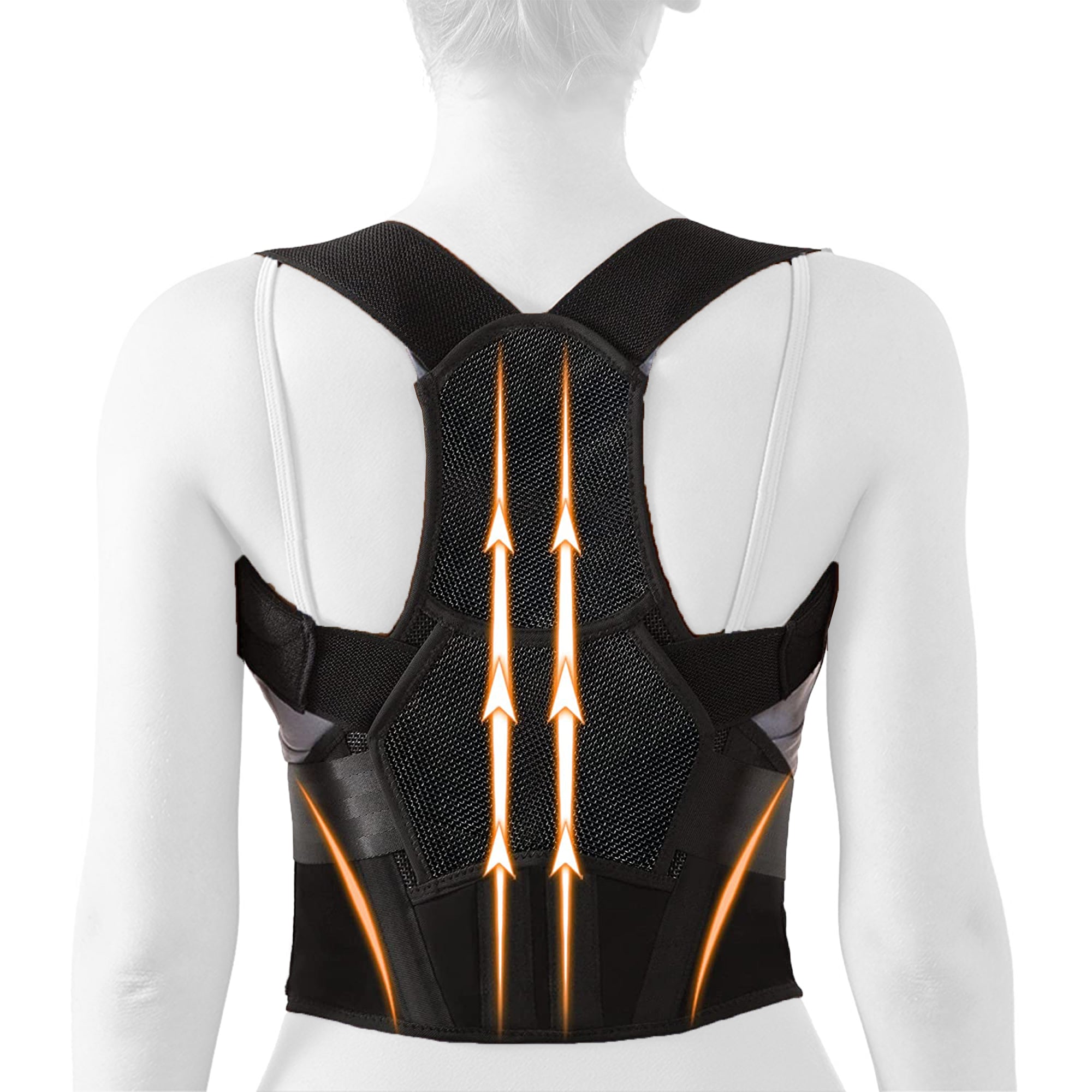 MALOOW Posture Correcting Back Brace for Upper Body Pain Relief, Medium (Used) - VMInnovations