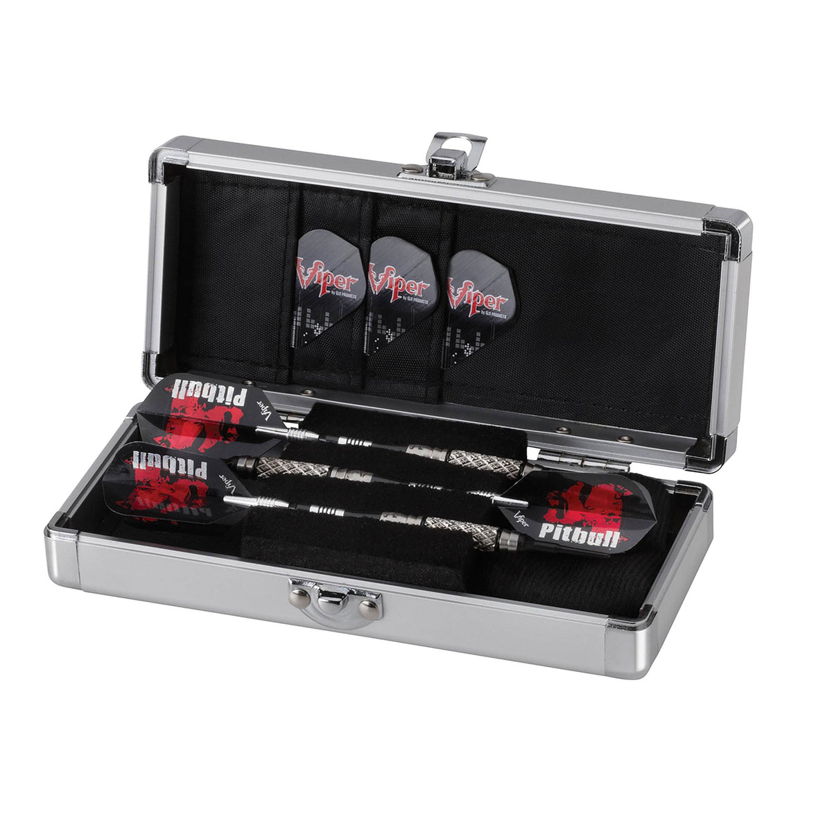 Viper Pitbull 90% Tungsten 18 Gram Diamond Cut Barrel Soft Tip Darts w/ Case