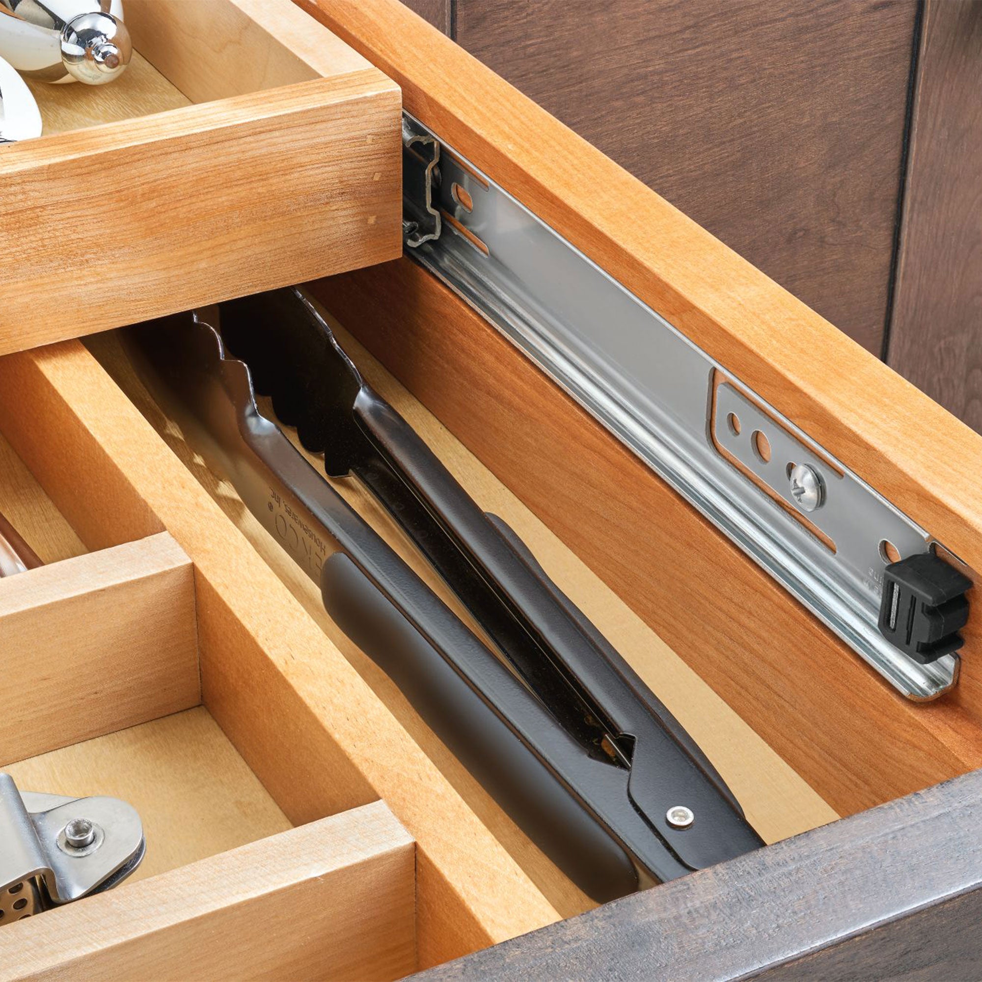 Rev-A-Shelf Two-Tier Cutlery Drawer System w/ BLUM Soft-Close, 4WTCD-18HSC-1