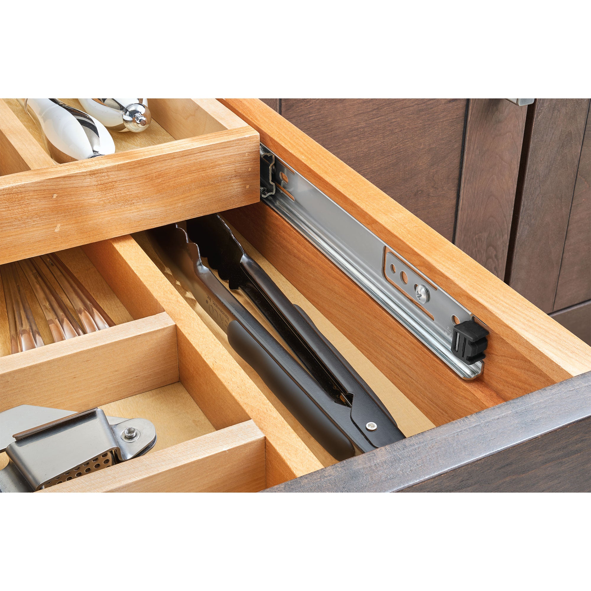 Rev-A-Shelf 21'' Tiered Cutlery Organizer with BLUM Soft-Close, 4WTCD-24HSC-1