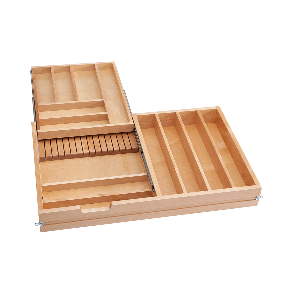 Rev-A-Shelf 4WTCD-36HSC-1 33 Inch Tiered Cutlery Drawer Organizer w/ Soft Close