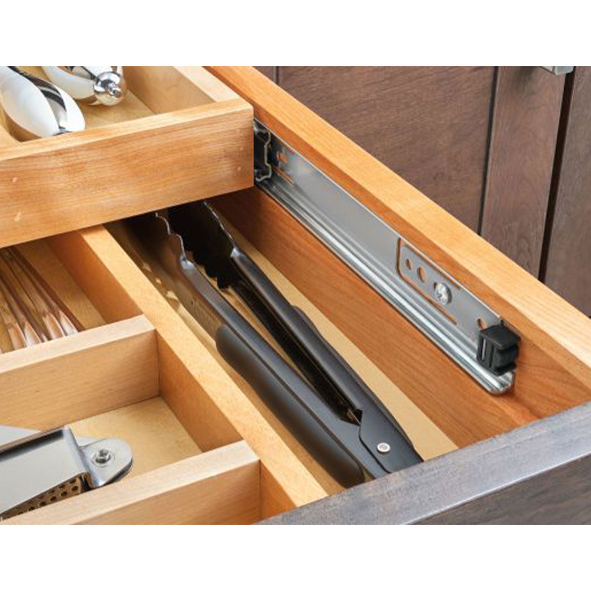 Rev-A-Shelf Maple Two-Tier Deep Drawer System w/ BLUM Soft-Close, 4WTCDD-30HSC-1