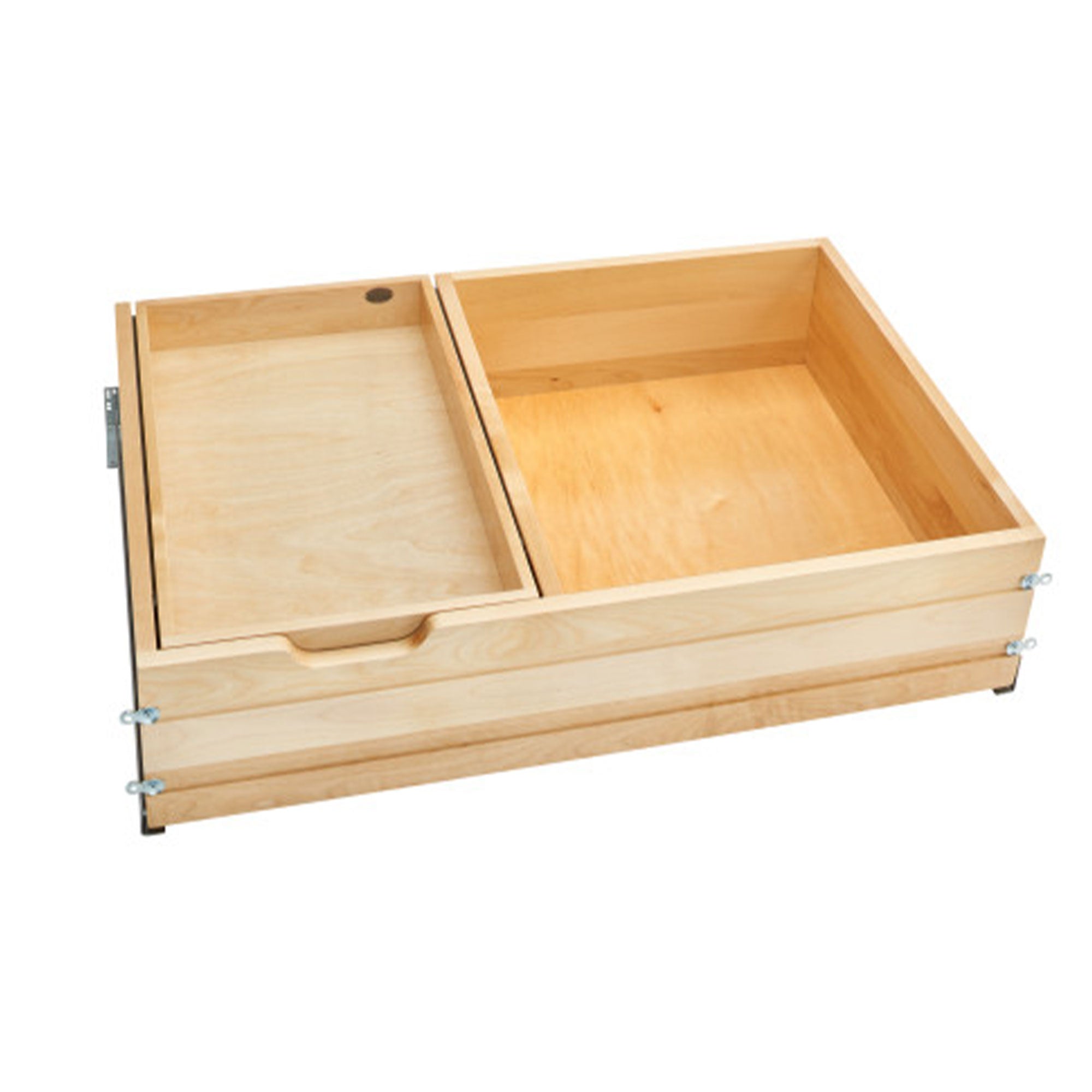 Rev-A-Shelf Maple Two-Tier Deep Drawer System w/ BLUM Soft-Close, 4WTCDD-36HSC-1