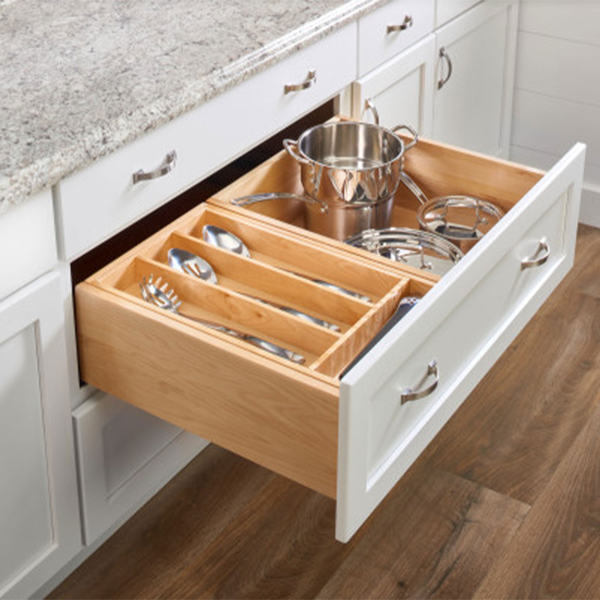 Rev-A-Shelf Maple Two-Tier Deep Drawer System w/ BLUM Soft-Close, 4WTCDD-36HSC-1