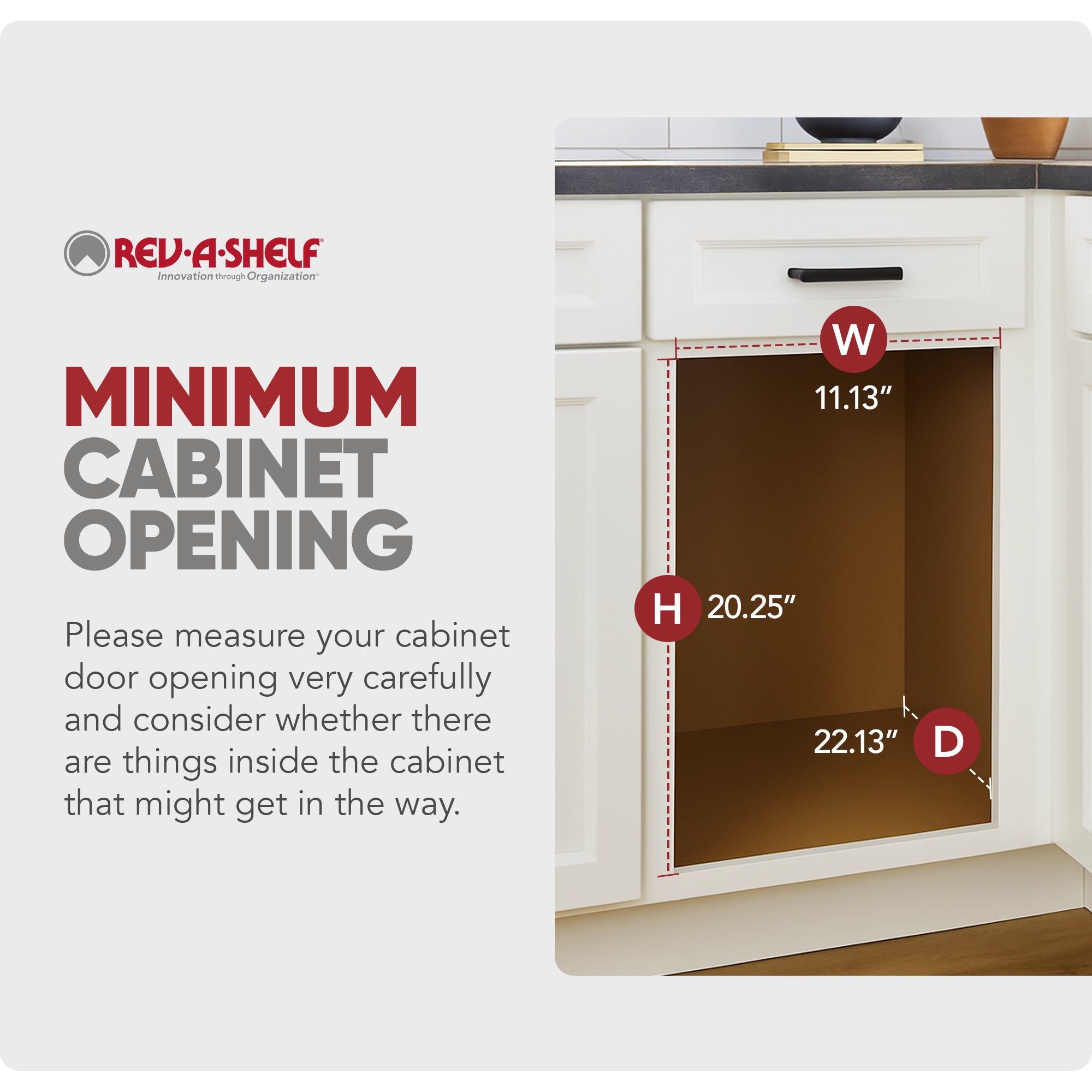 Rev-A-Shelf Pullout Kitchen Trash Can 35 qt. with Soft-close, 53WC-1535SCDM-111