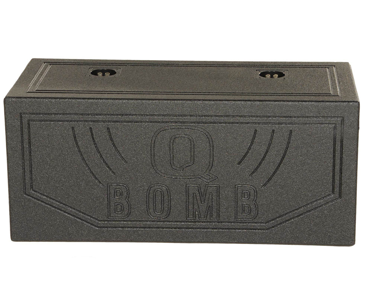 Audiopipe 12" 1500 Watt Car Audio 4 Ohm DVC Subwoofer Q Power Dual 12" Sub Box