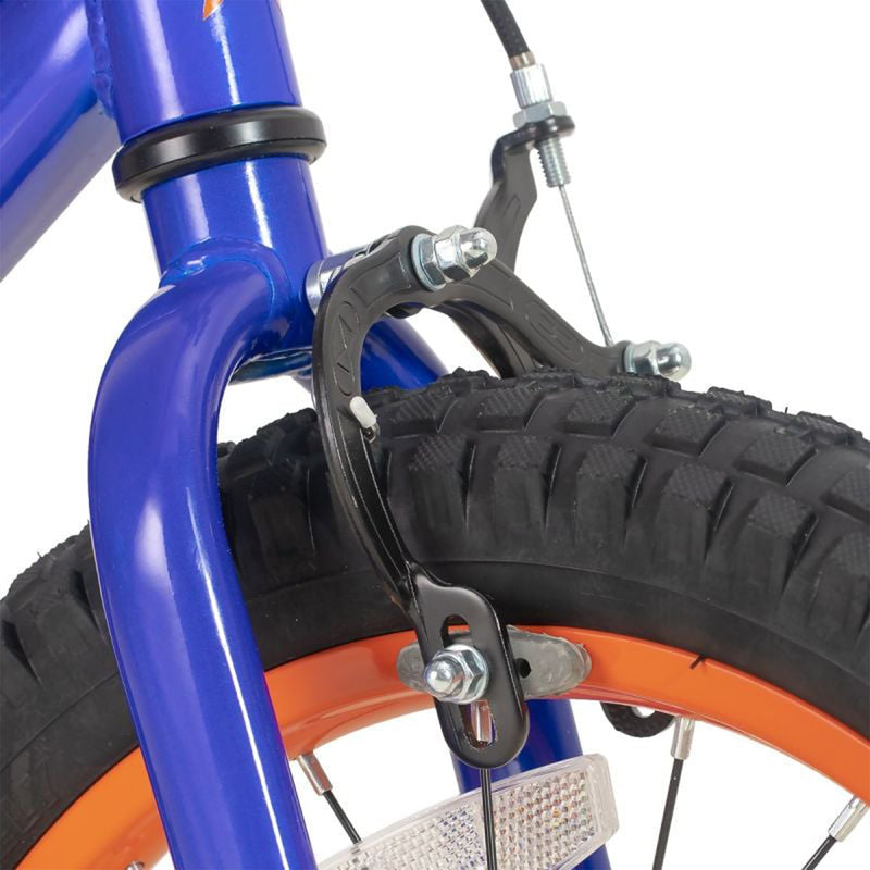 Joystar NEO BMX Kids Bike for Boys Ages 5 to 9 with Training Wheels, 18", Blue