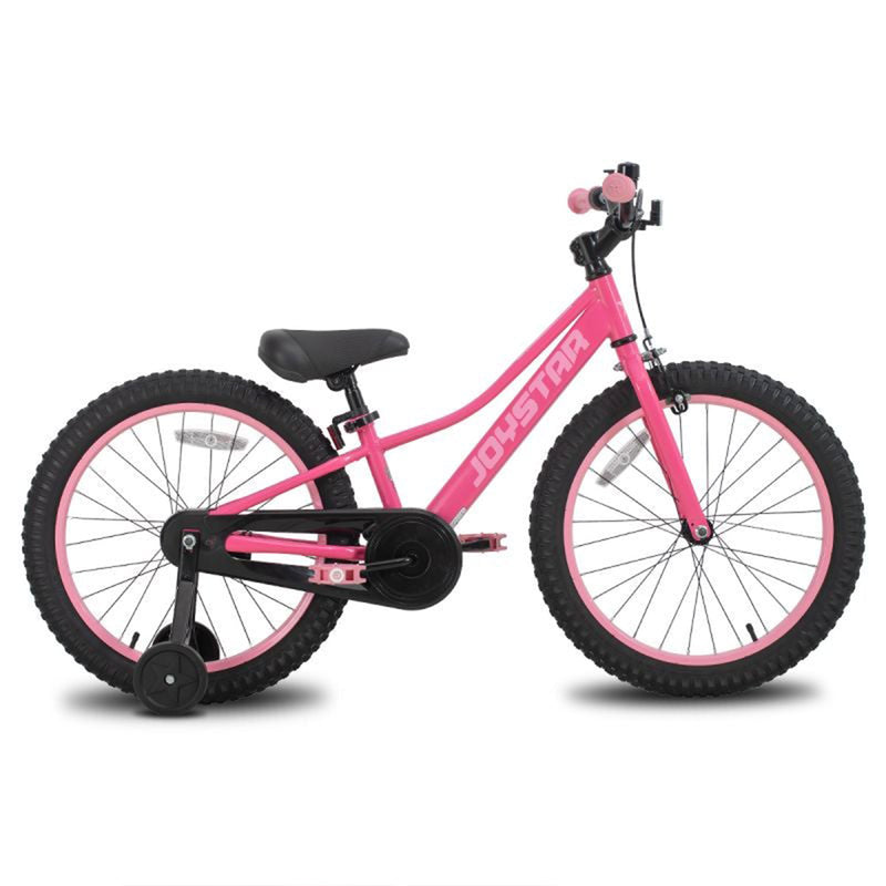 Joystar NEO BMX Kids Bike for Girls Ages 4 to 7 with Training Wheels, 16", Pink