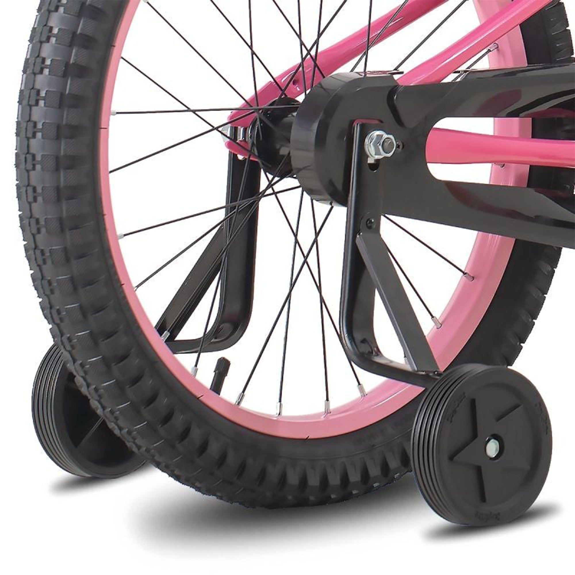 Joystar NEO BMX Bike Ages 7-13 with Training Wheels, 20", Pink (Open Box) - VMInnovations