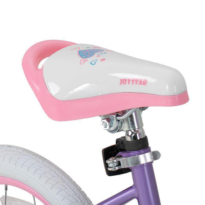 JOYSTAR Angel Kids Bike for Girls Ages 2-4 w/ Training Wheels, 12 Inch(Open Box)
