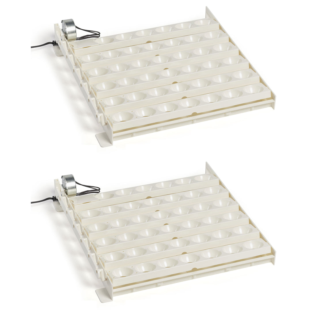 Farm Innovators 3200 Automatic 41 Spot Egg Turner for Improved Hatching (2 Pack)